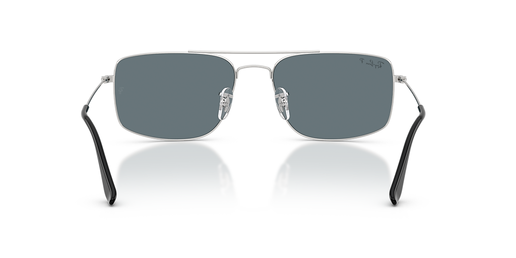 Ray-Ban Explorer III L (56 - 18) with Blue lenses and Silver frame