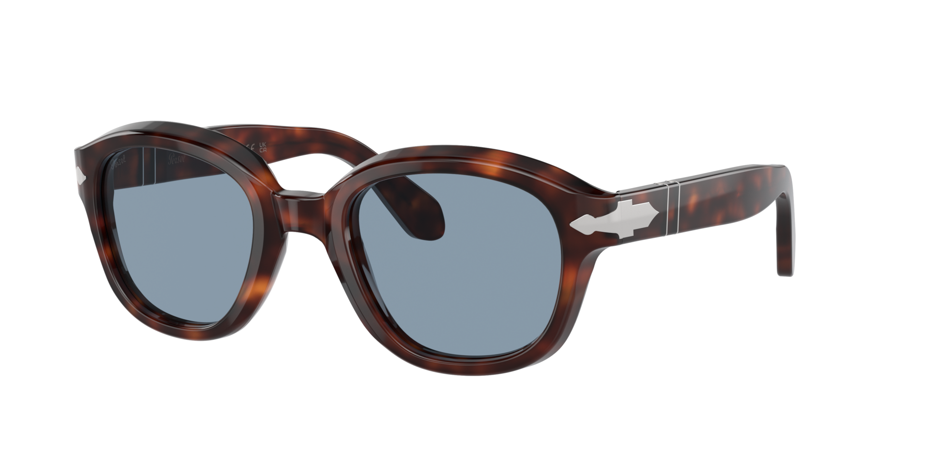 Persol Woman Sunglass PO0060S -  Frame color: Havana, Lens color: Blue