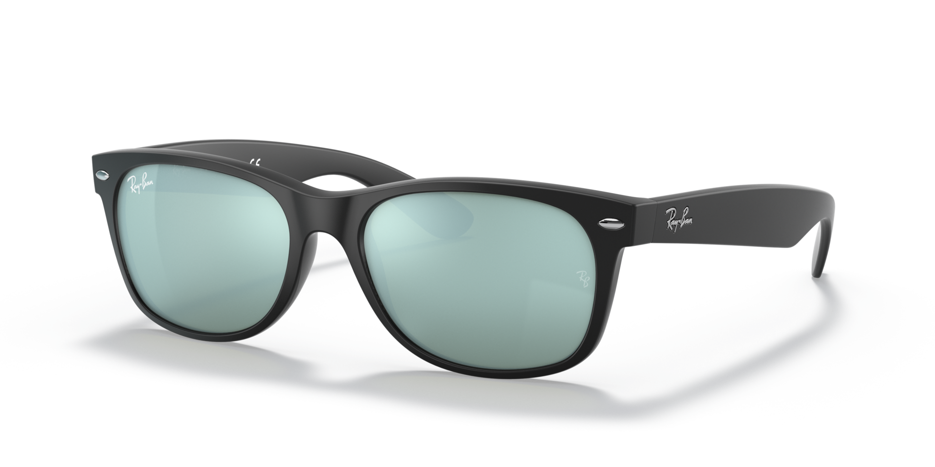 Ray-Ban New Wayfarer Flash M (55 - 18) with Silver lenses and