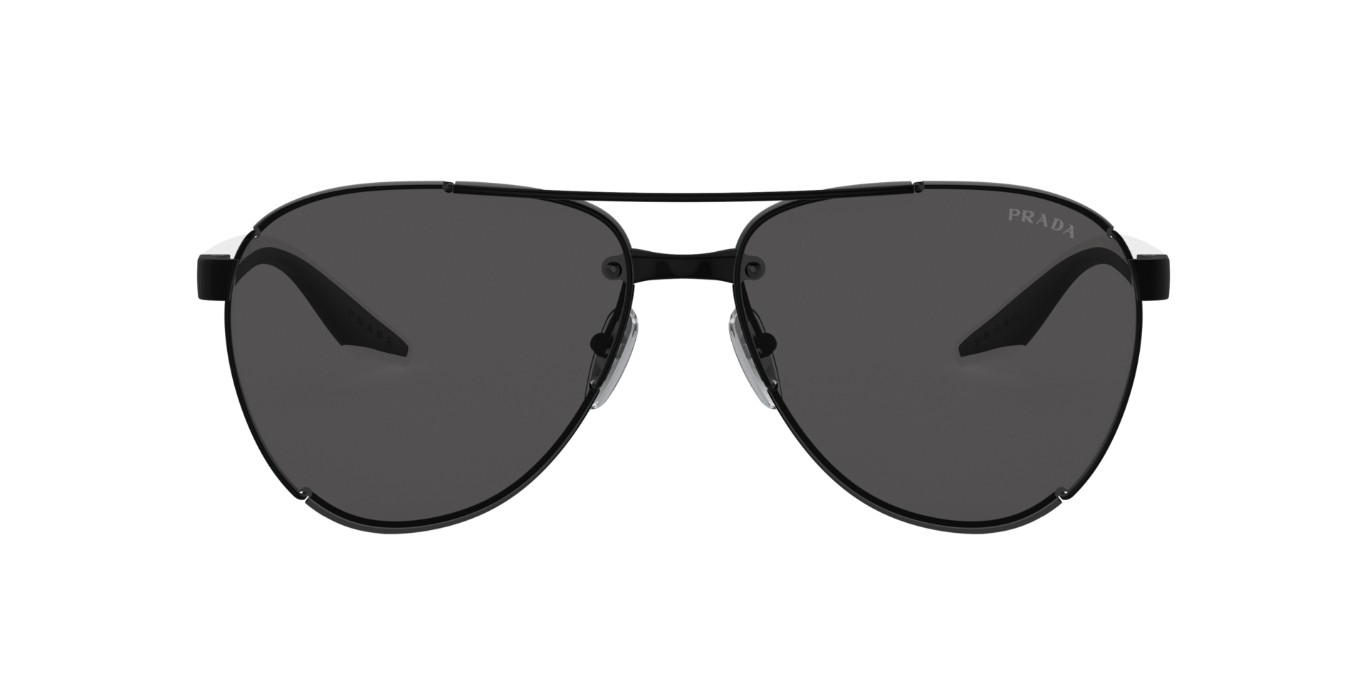 Prada Linea Rossa PS 51YS XL (61 - 14) with Grey lenses and Black