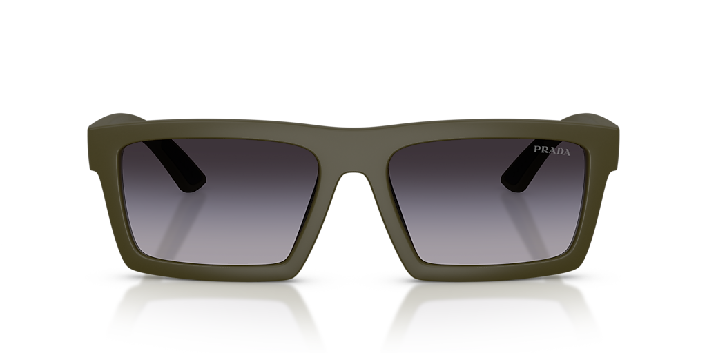 Prada Linea Rossa PS A07S XL (55 - 18) with Grey lenses and Black