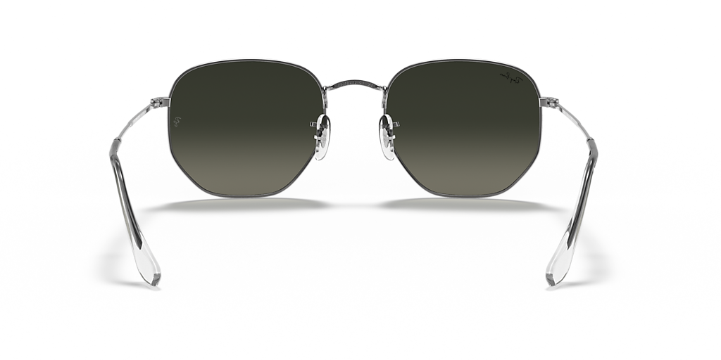 Ray-Ban Hexagonal Flat Lenses XL (54 - 21) with Grey lenses and