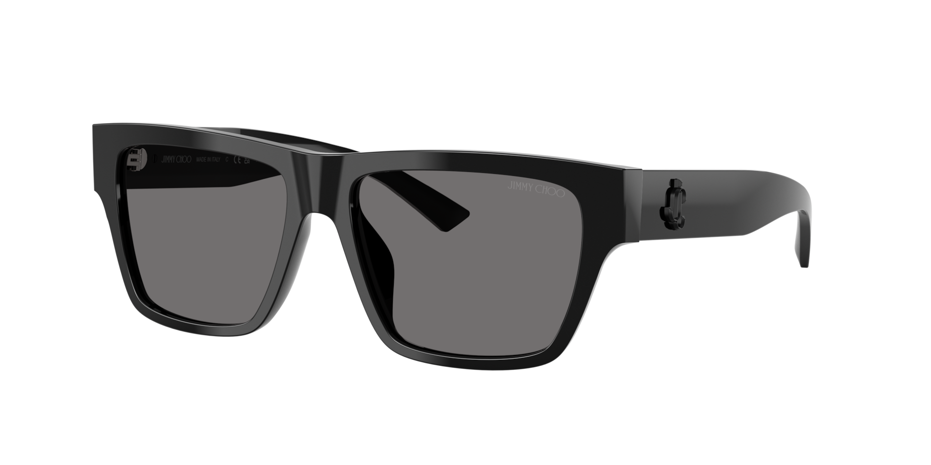Jimmy Choo Frau Sunglass JC5052U - Rahmenfarbe: Schwarz, Linsenfarbe: Polarized Dark Gray