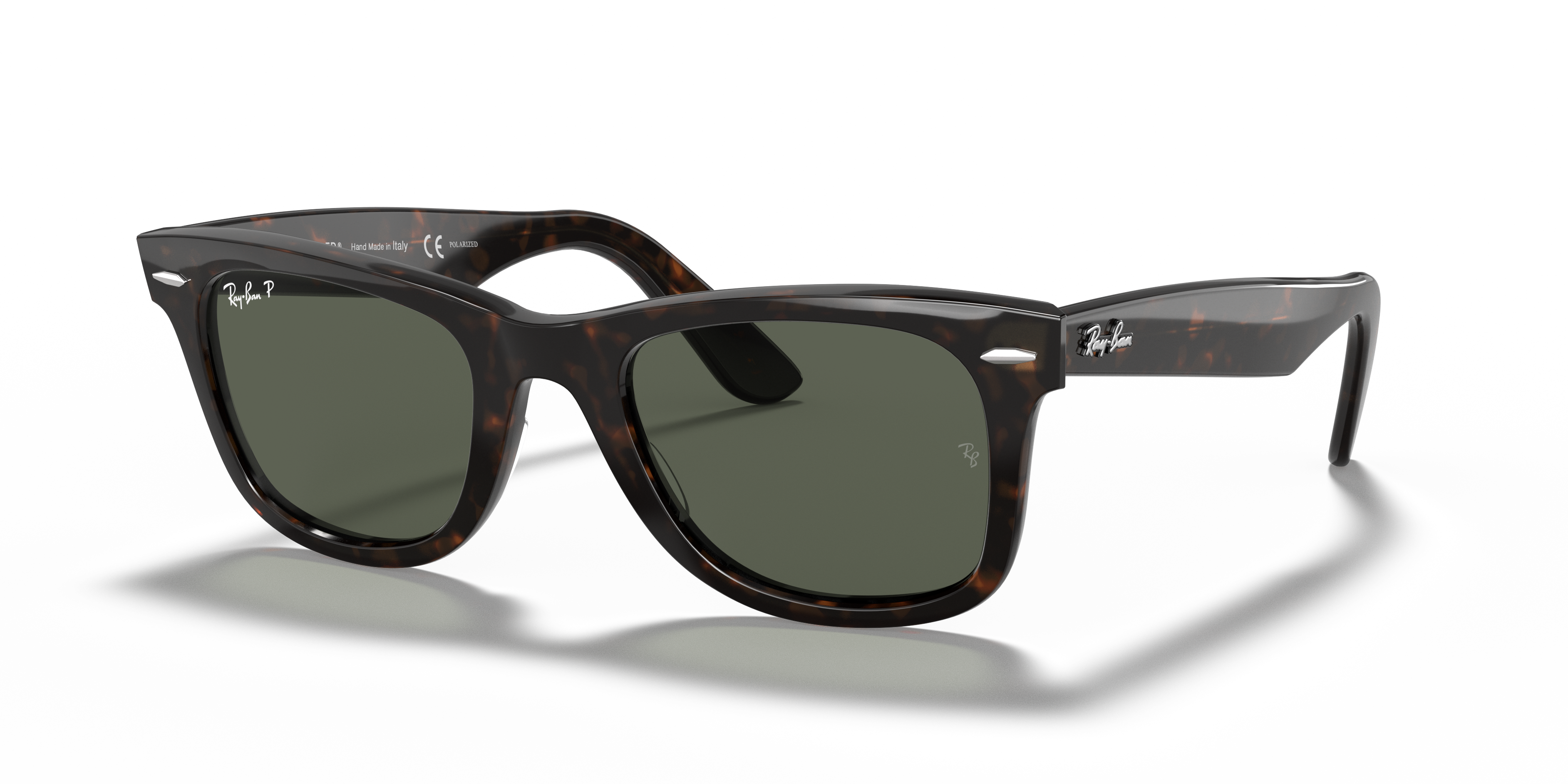 Ray-Ban Original Wayfarer Classic L (50 - 22) with Green lenses