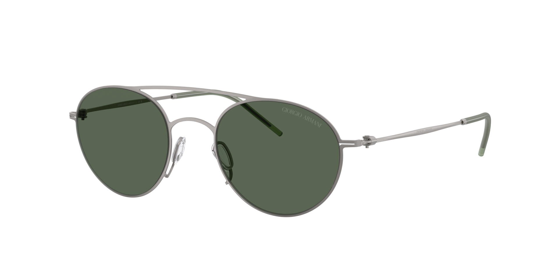 Giorgio Armani Man Sunglass AR6169 - Frame color: Matte Gunmetal, Lens color: Dark Green