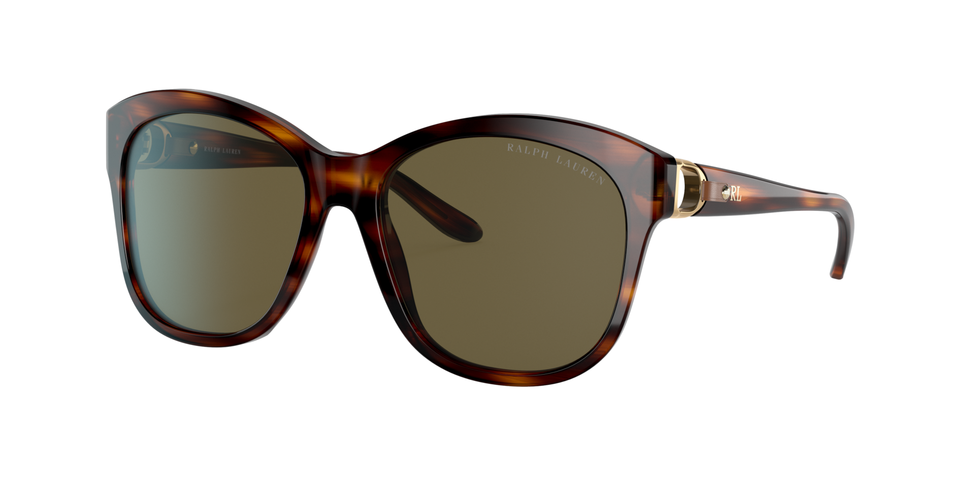 Ralph Lauren Femme Sunglass RL8190Q - Couleur du Monture Havana ray brillant Couleur de Lentille Olive 85 €