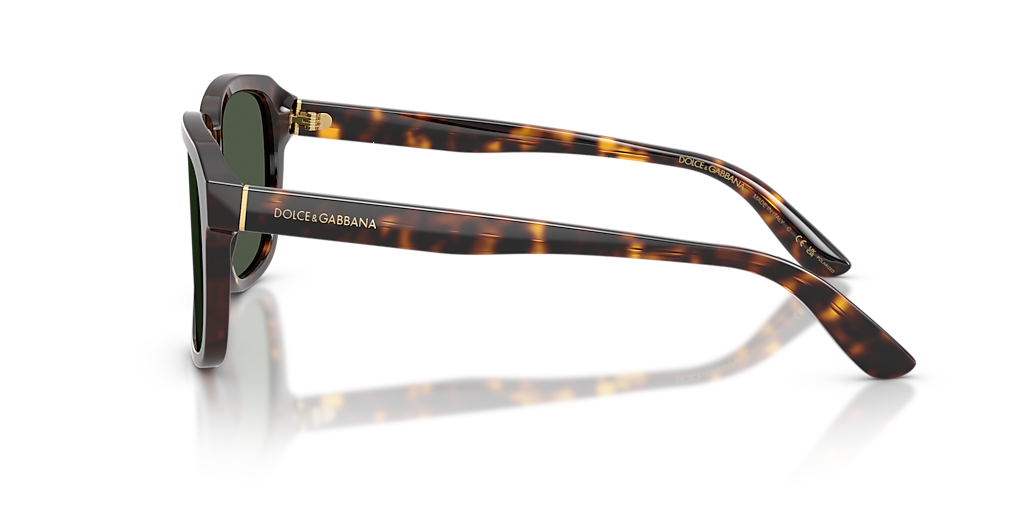 Dolce&Gabbana DG4566 M (56 - 18) with Green lenses and Tortoise