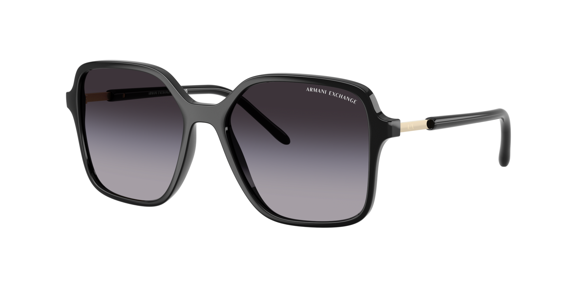 Armani Exchange Woman Sunglass AX4163SF -  Frame color: Shiny Black, Lens color: Grey Gradient