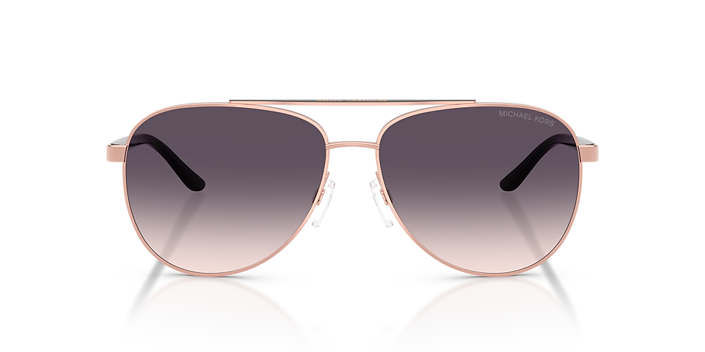 Michael Kors Hvar L (59 - 14) with Grey lenses and Pink  display picture 3