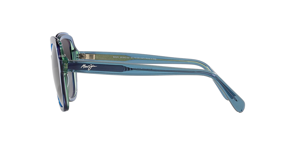 Maui Jim Mamane S (55 - 18) with Grey lenses and Blue frame