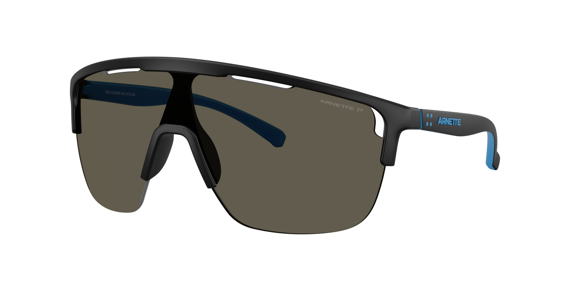 Arnette Mann Sunglass AN4381 - Rahmenfarbe: Matt Schwarz, Linsenfarbe: Polarized Dunkelgrau