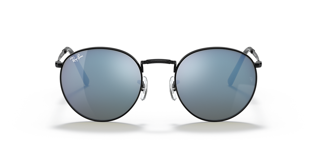 Ray-Ban New Round XS (50 - 21) with Blue lenses and Black frame