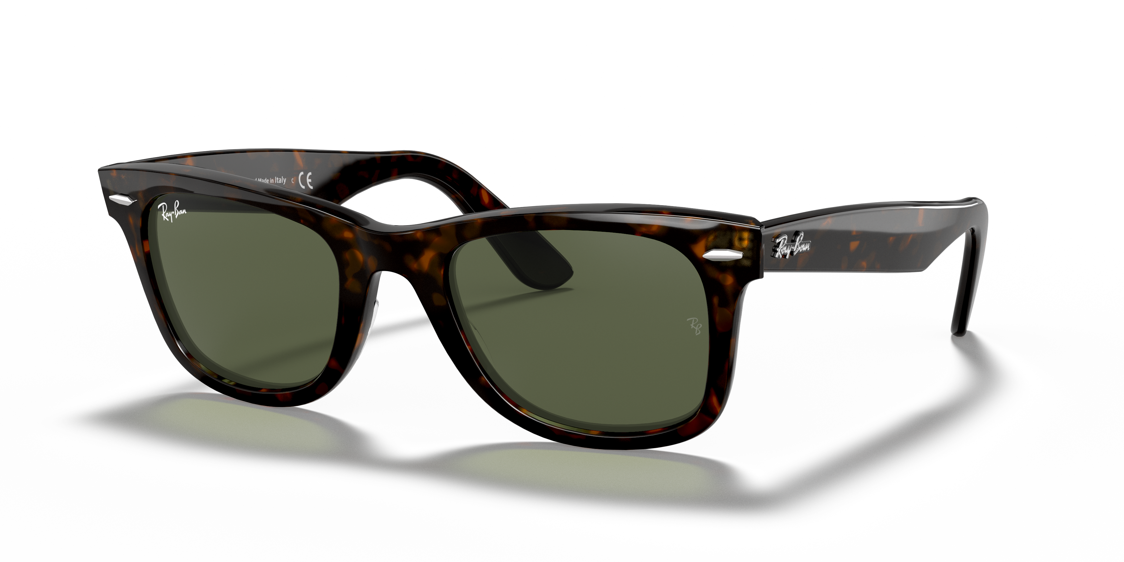 Ray-Ban Original Wayfarer Classic L (52 - 22) with Green lenses