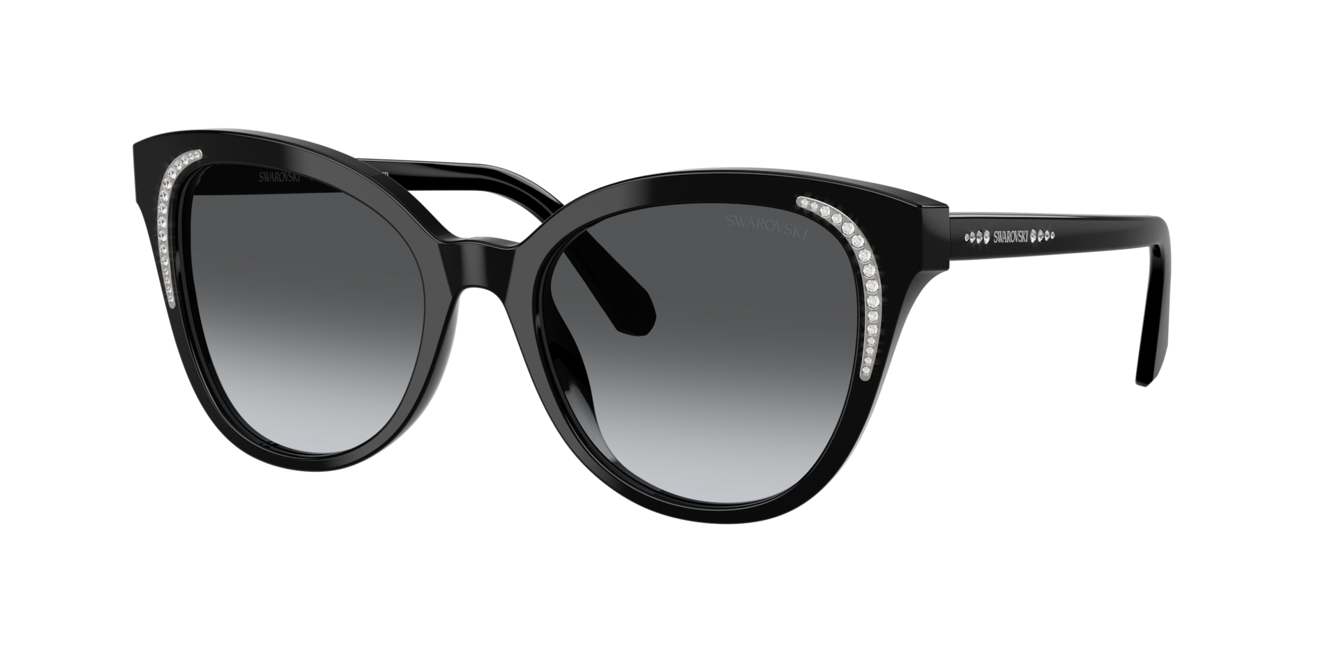 Swarovski SK6031 L (53 - 19) with Grey lenses and Black frame
