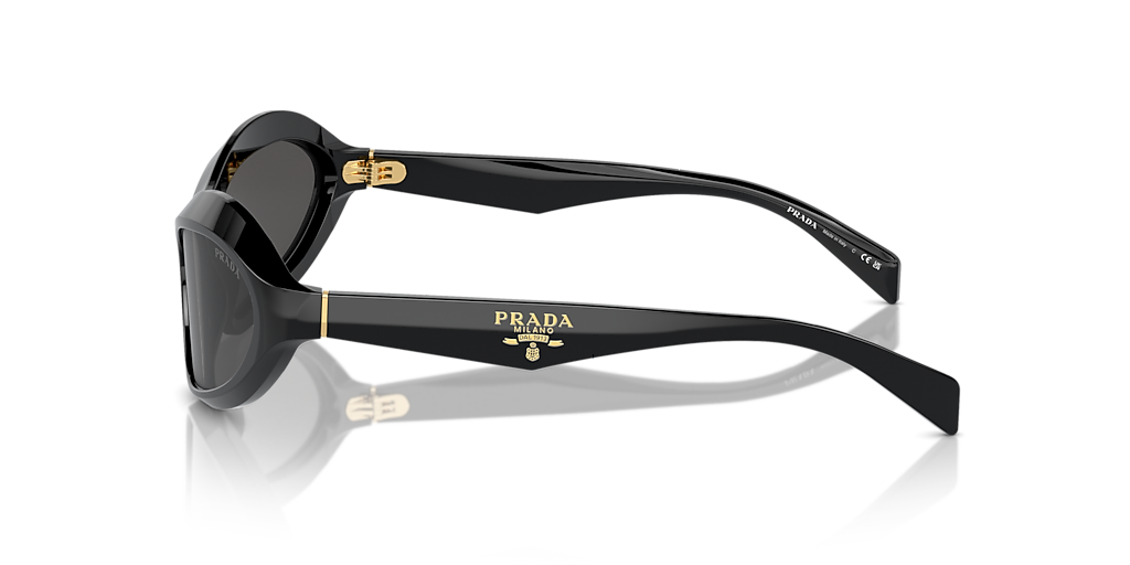 Prada PR A20S M (61 - 17) with Grey lenses and Black frame