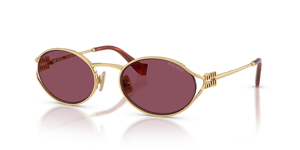 Miu Miu MU 52YS L (54 - 21) with Violet lenses and Gold  display picture 1
