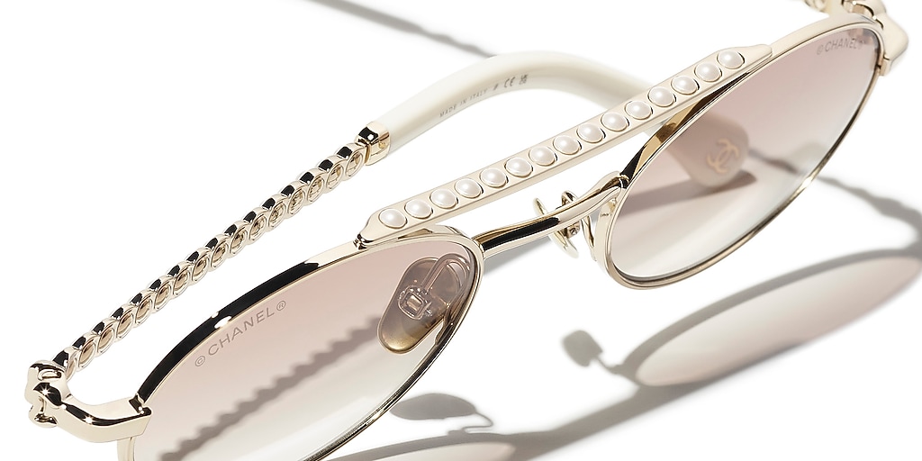 Chanel Oval Sunglasses CH4297H CH4297H M (50 - 22) with Brown