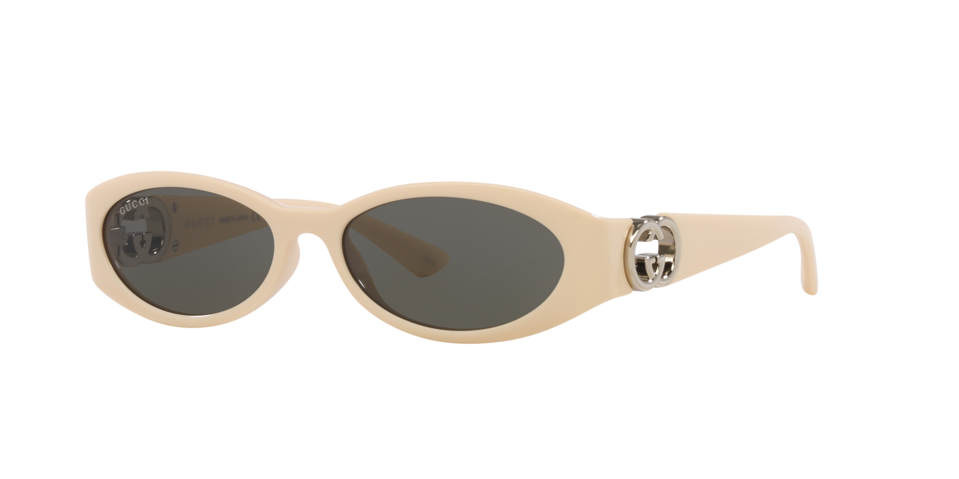 Gucci Femme Sunglass GG1660S - Couleur du Monture Ivoire Couleur de Lentille Gris 145 €