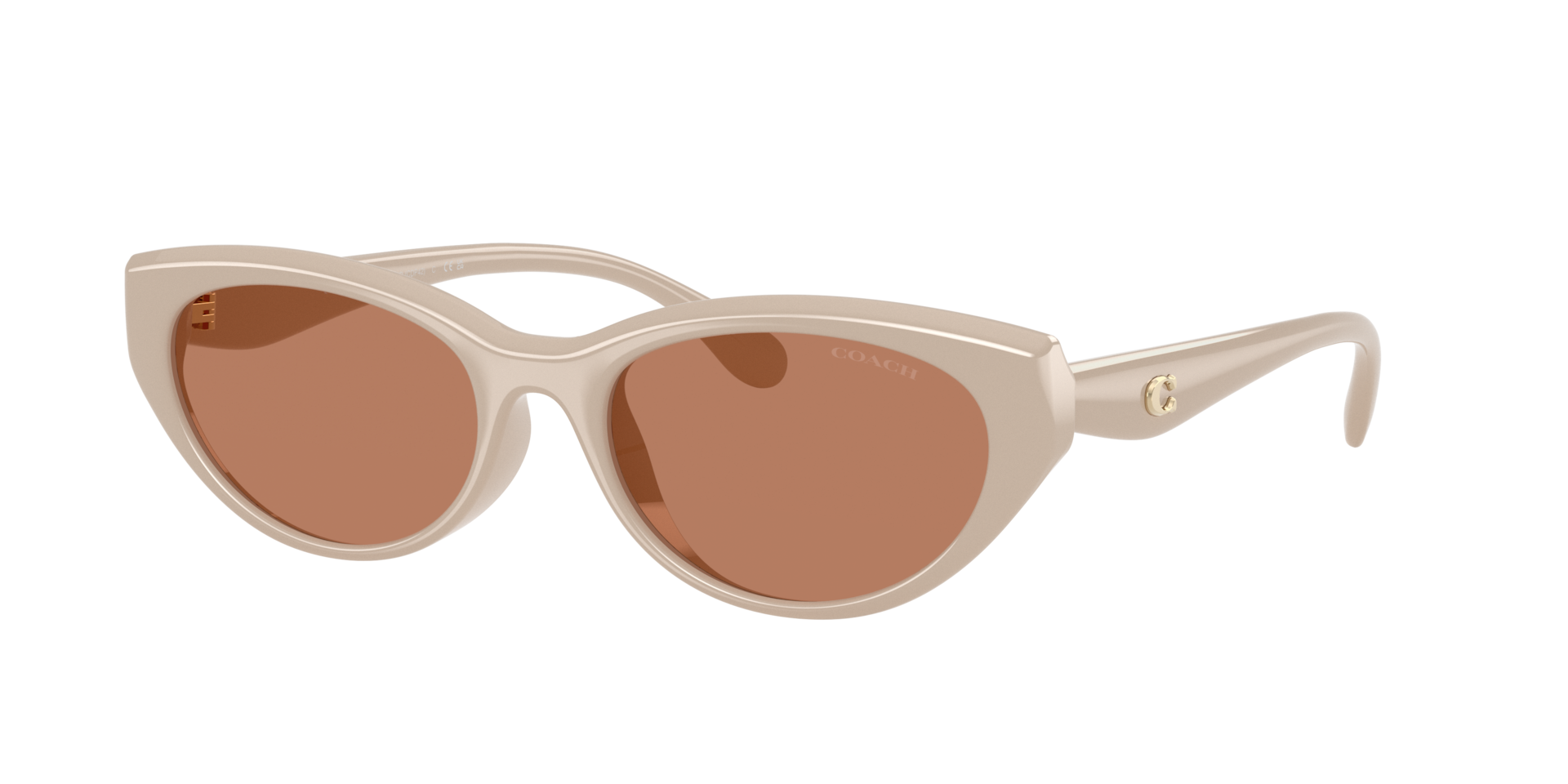 Coach Woman Sunglass CDP42 - Frame color: Khaki Solid, Lens color: Brown Solid