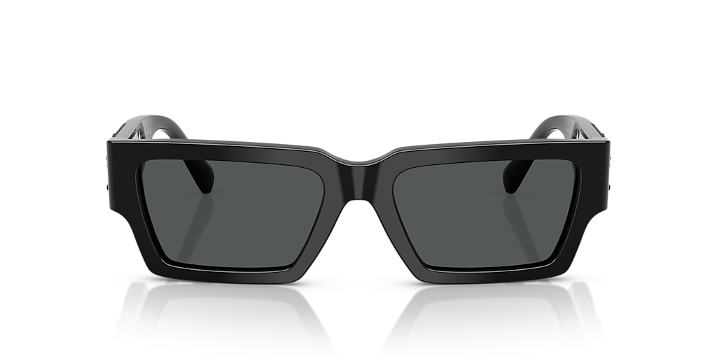 Versace VE4459 S (54 - 18) with Grey lenses and Black frame