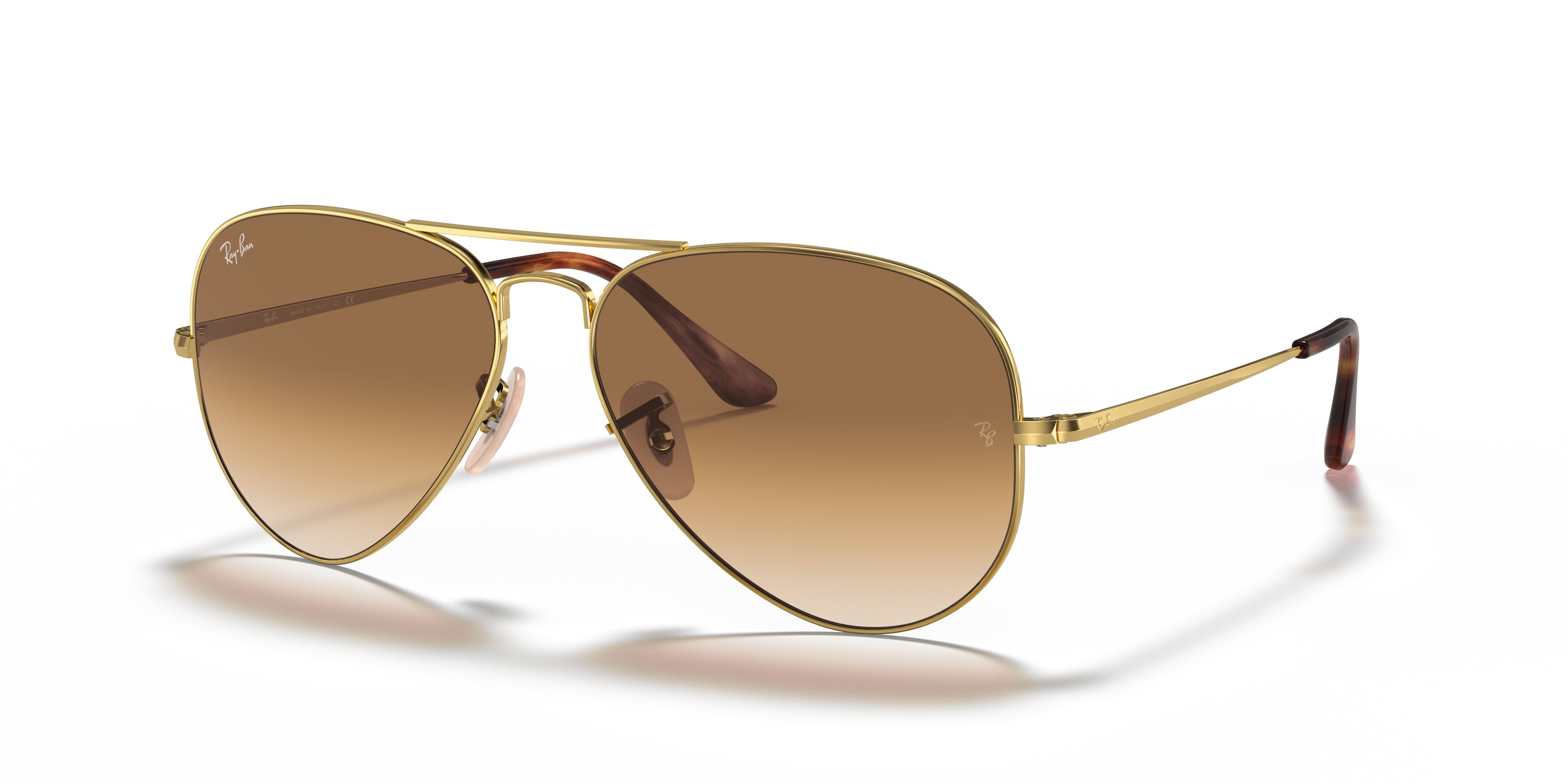 Ray-Ban Aviator Metal II L (58 - 14) with Brown lenses and Gold