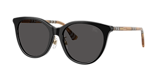 Burberry BE4411D L (57 - 17) with Grey lenses and Black frame