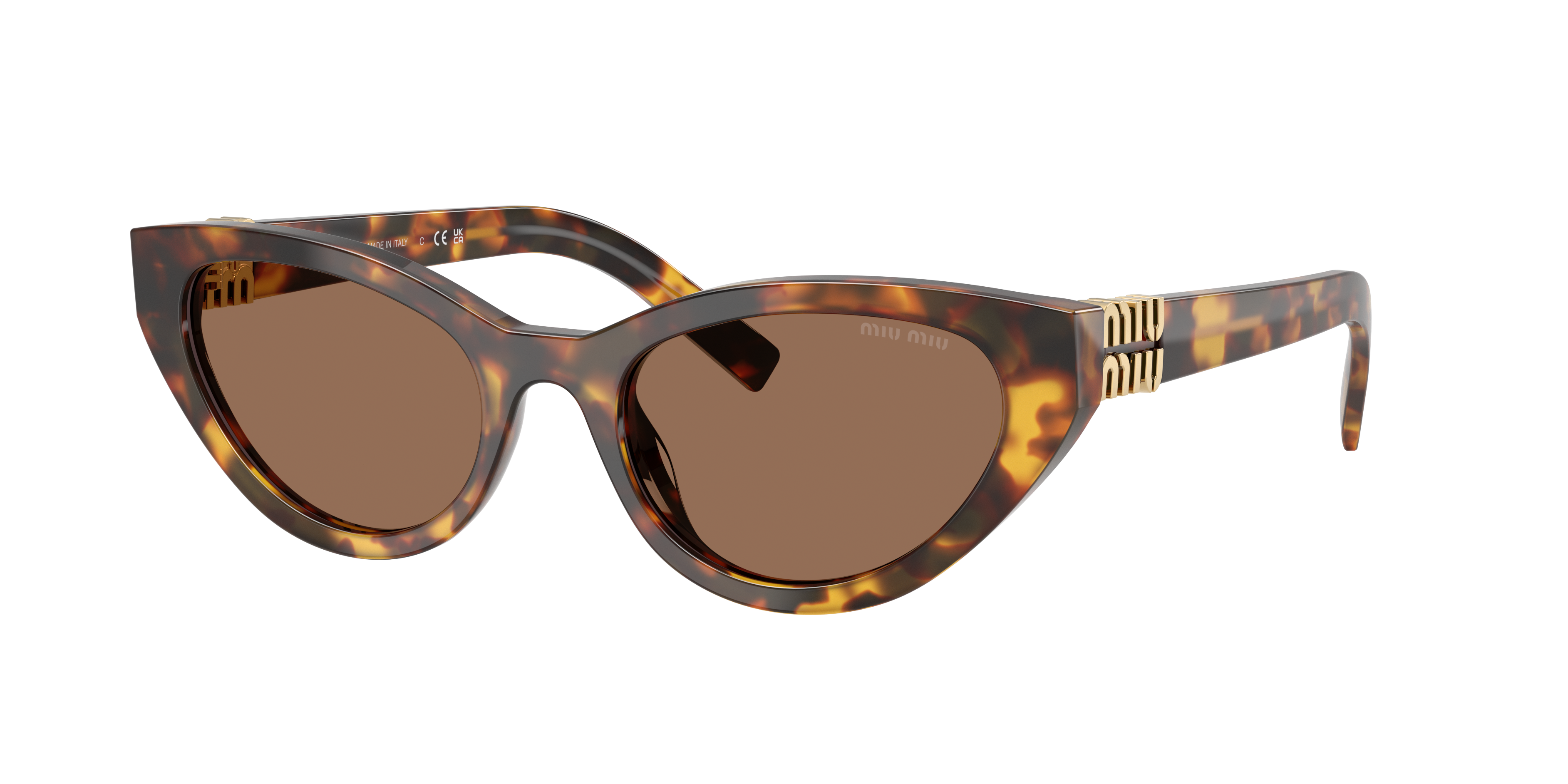 Miu Miu MU A04S L (54 - 20) with Brown lenses and Tortoise frame