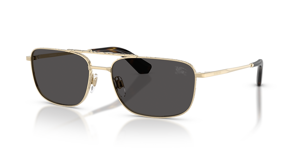 Burberry BE3170 XL (59 - 17) with Grey lenses and Gold frame