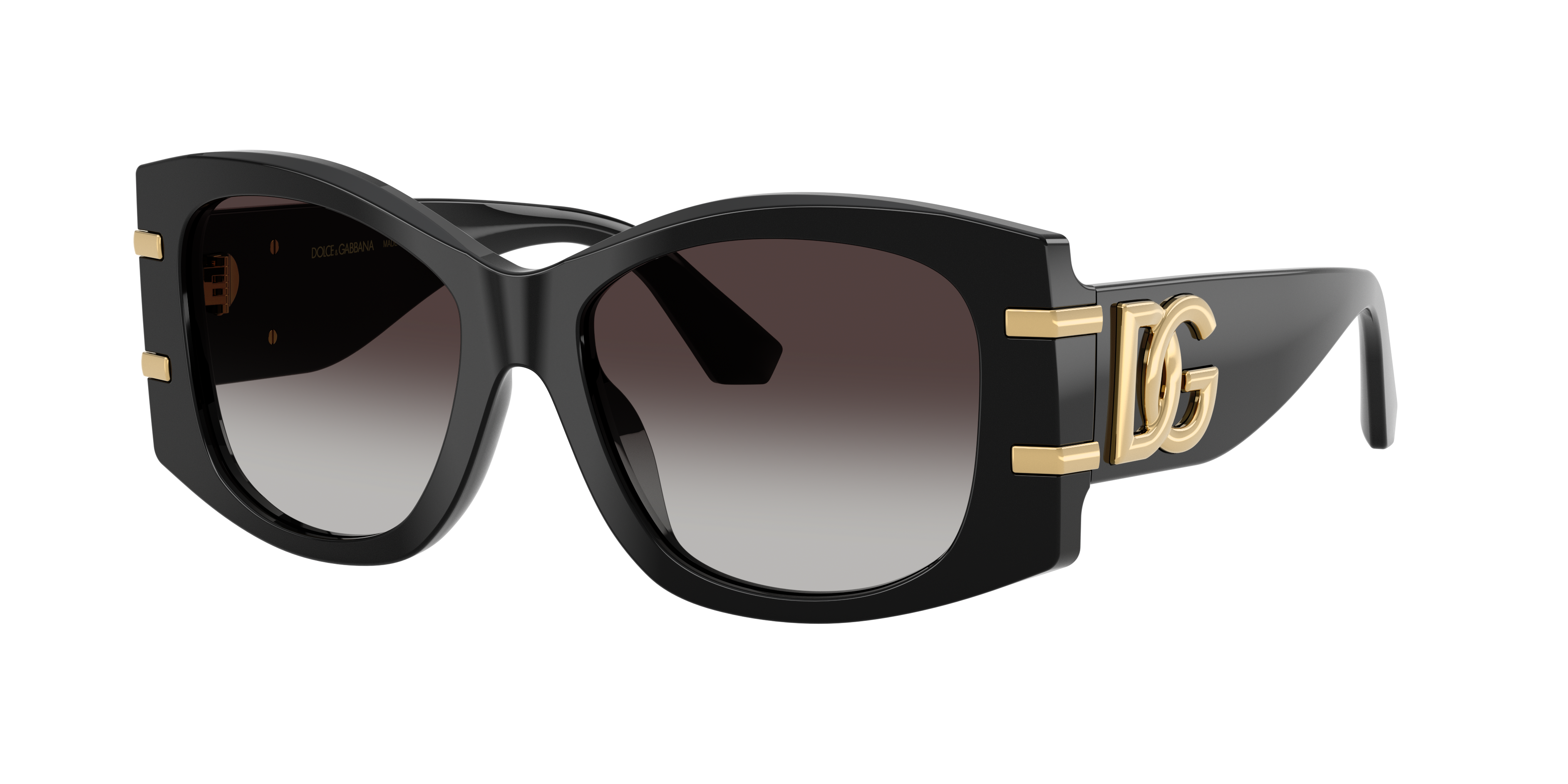Dolce&Gabbana DG4501 M (54 - 17) with Grey lenses and Black frame