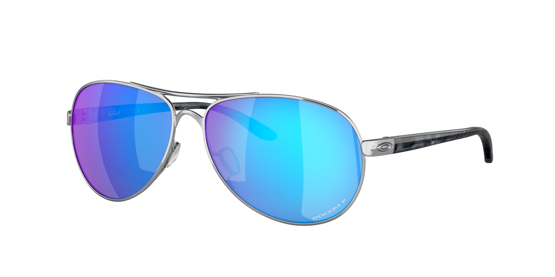 Oakley Feedback M (59 - 13) with Blue lenses and Grey frame