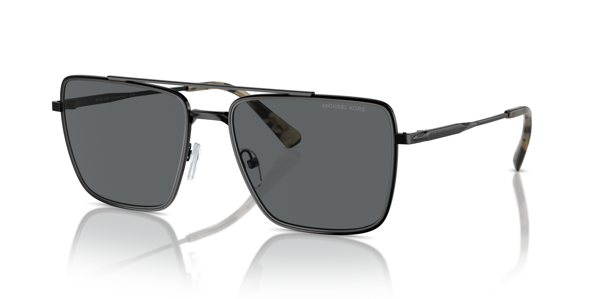 Michael Kors Blue Ridge XXL (58 - 18) with Grey lenses and Black