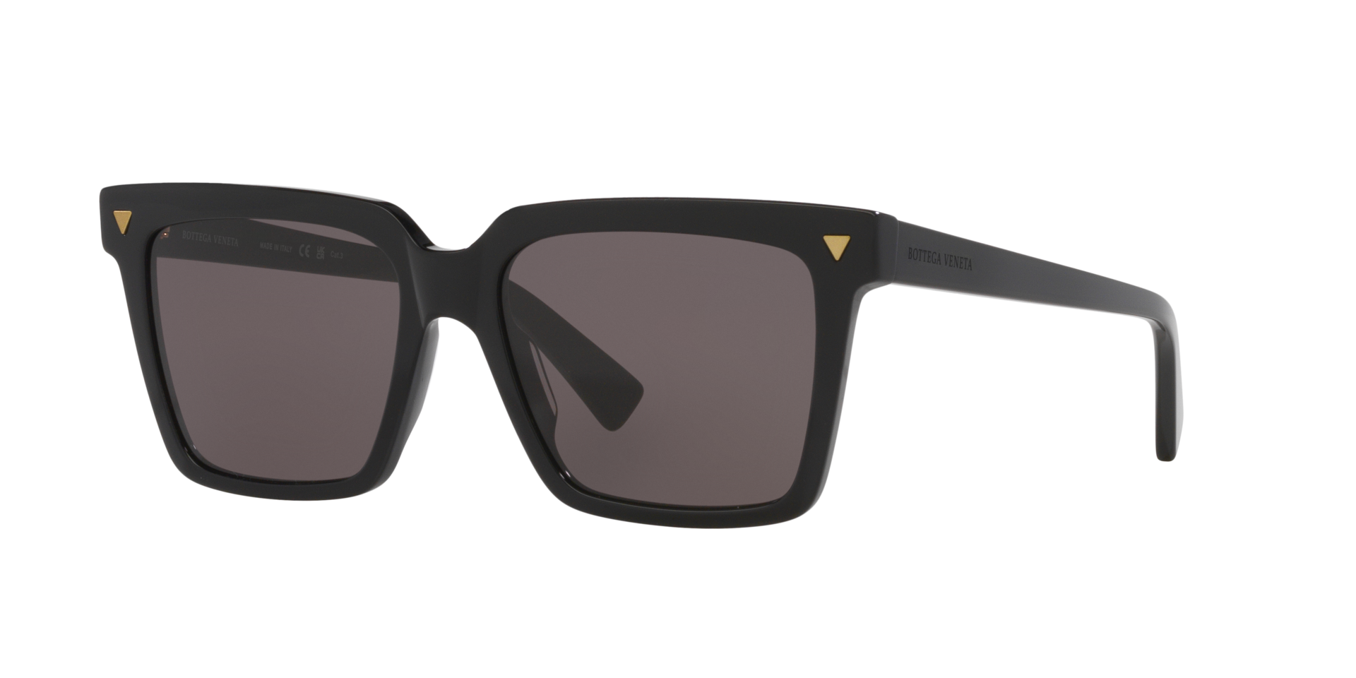 Bottega Veneta Femme Sunglass BV1254S - Couleur du Monture Noir Couleur de Lentille Gris 203 €
