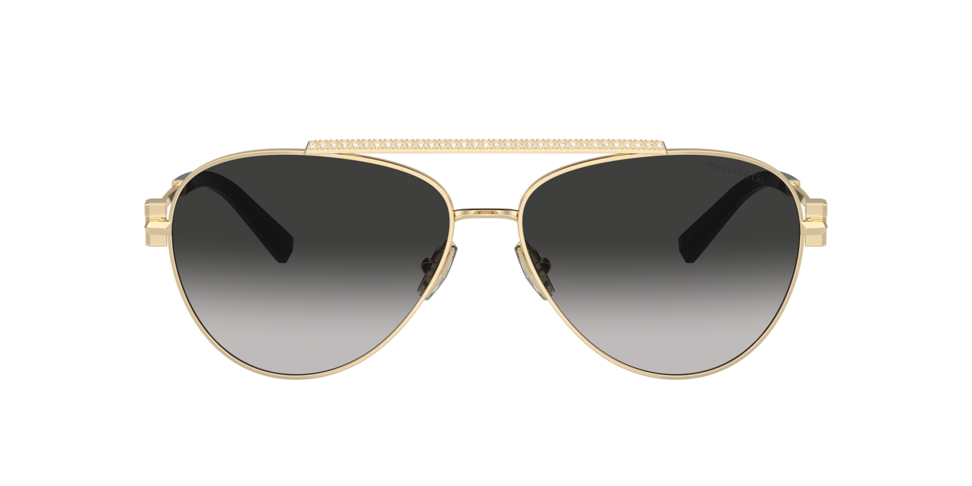 Tiffany & Co. TF3101B XL (59 - 14) with Grey lenses and Gold frame