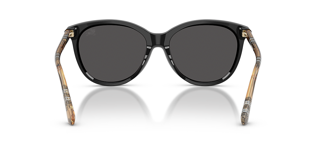 Burberry BE4455 L (55 - 17) with Grey lenses and Black frame
