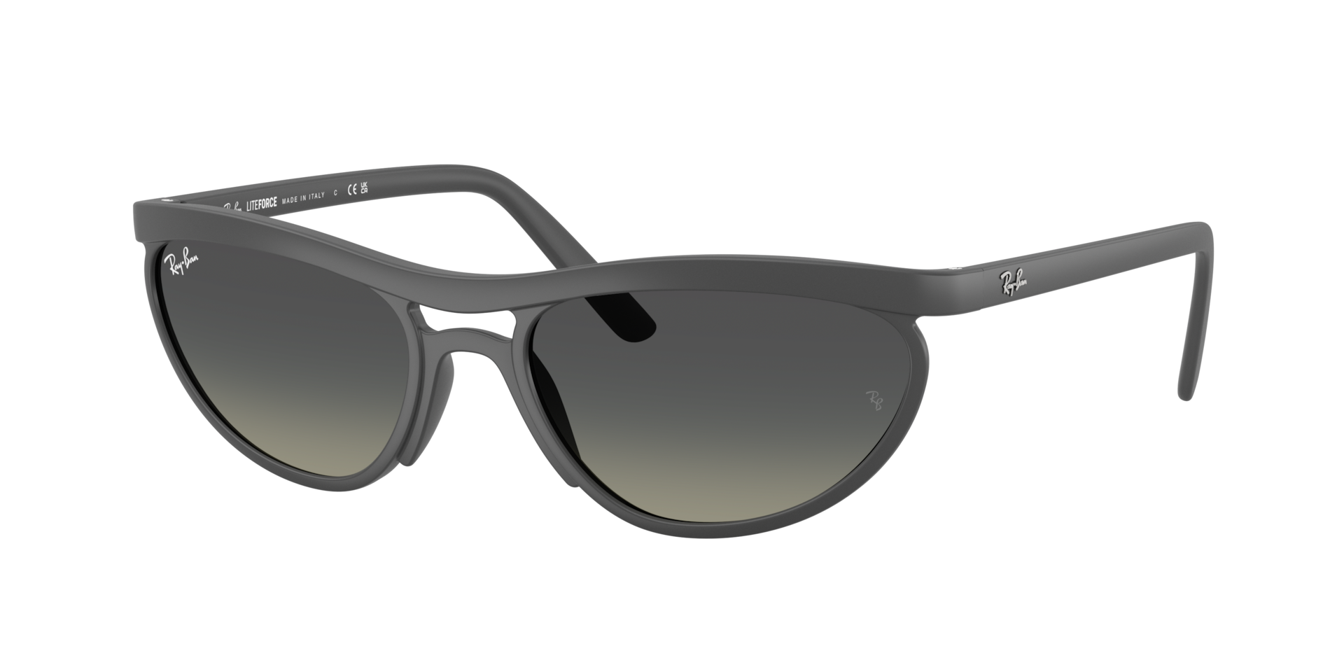 Ray-Ban Unisex Sunglass Predator Liteforce -  Frame color: Sand Grey, Lens color: Grey Gradient