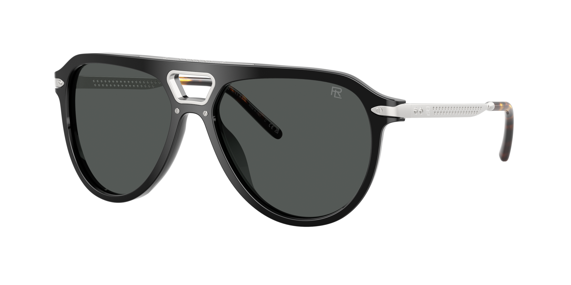 Ralph Lauren Homme Sunglass RL8228U - Couleur du Monture Noir Couleur de Lentille Gris 525 €