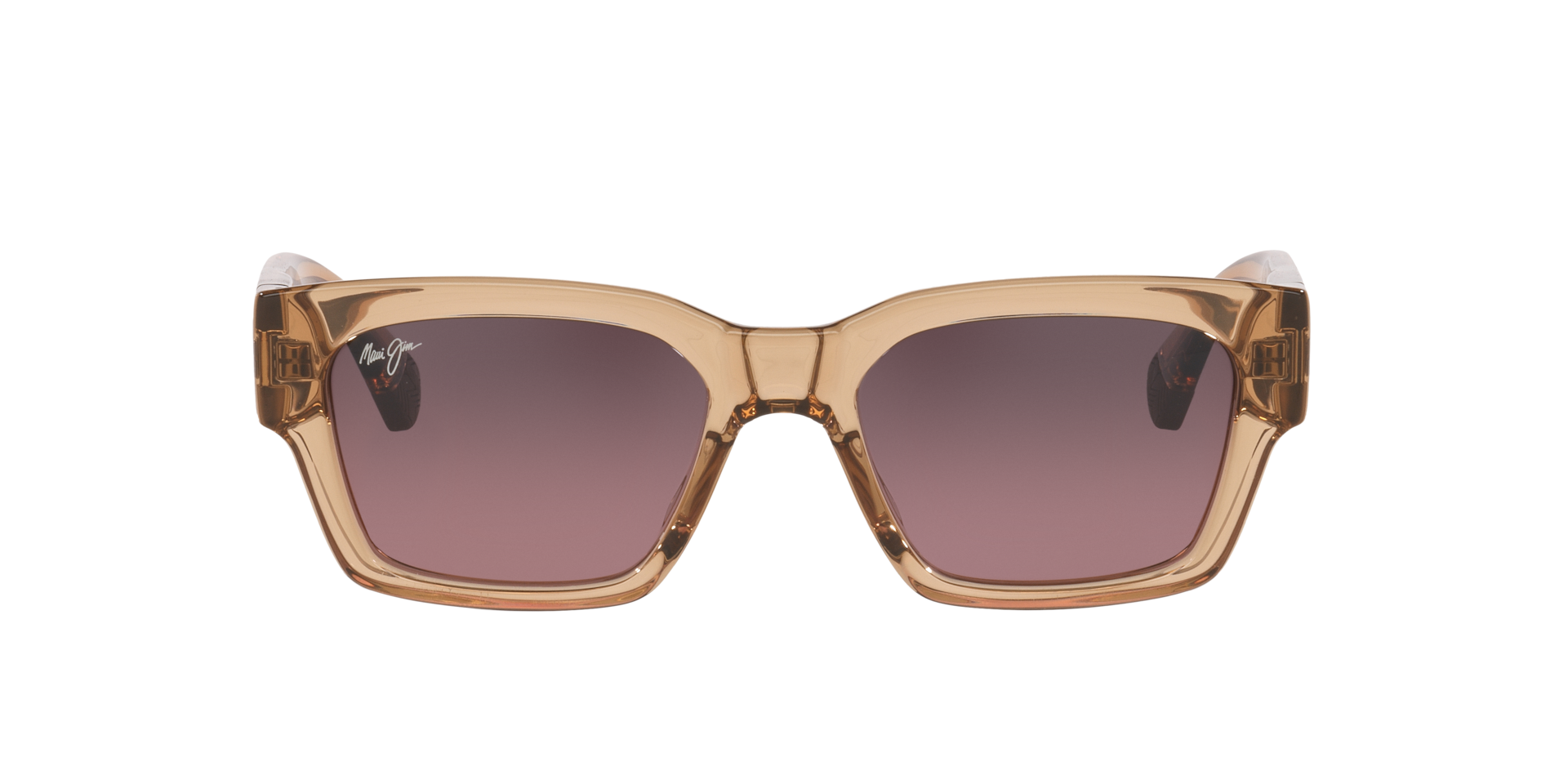 ミュシャ Maui Jim MJ0642S S (53 - 18) with Pink lenses and Brown frame