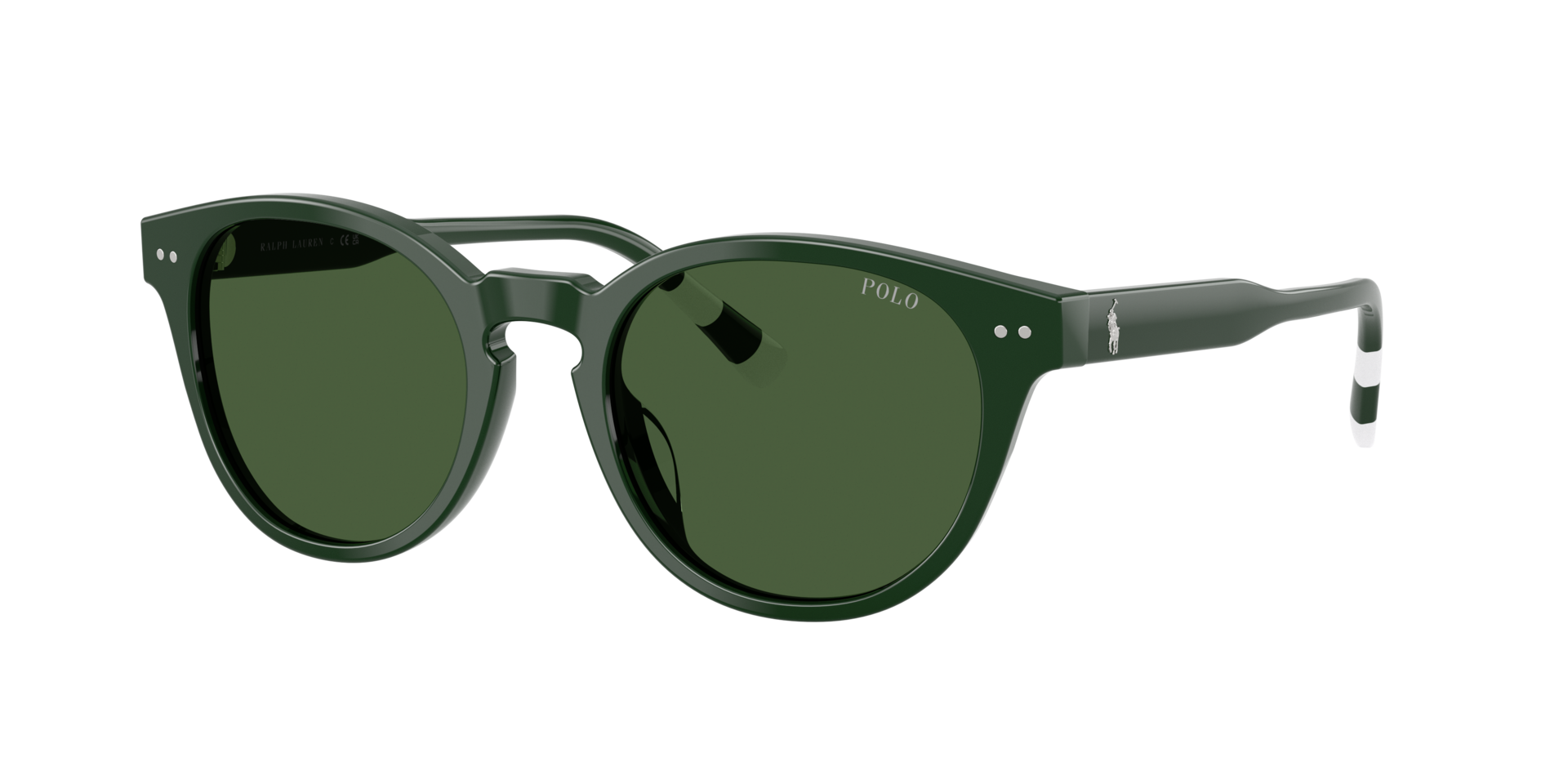 Polo Ralph Lauren Man Sunglass PH4241U -  Frame color: Shiny Green, Lens color: Dark Green