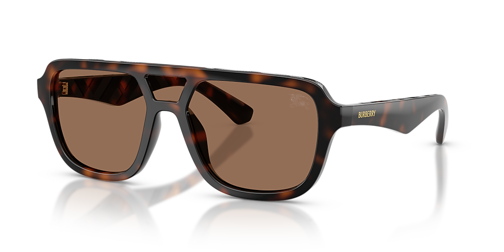 Burberry BE4474U L (0 - 128) with Brown lenses and Brown frame