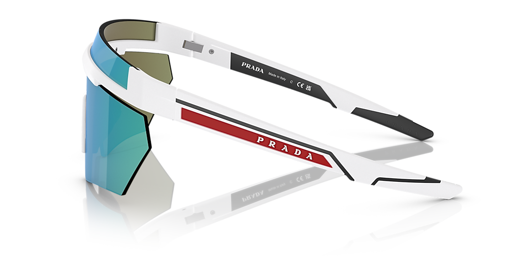 Prada Linea Rossa PS 01YS L (0 - 144) with Blue lenses and White