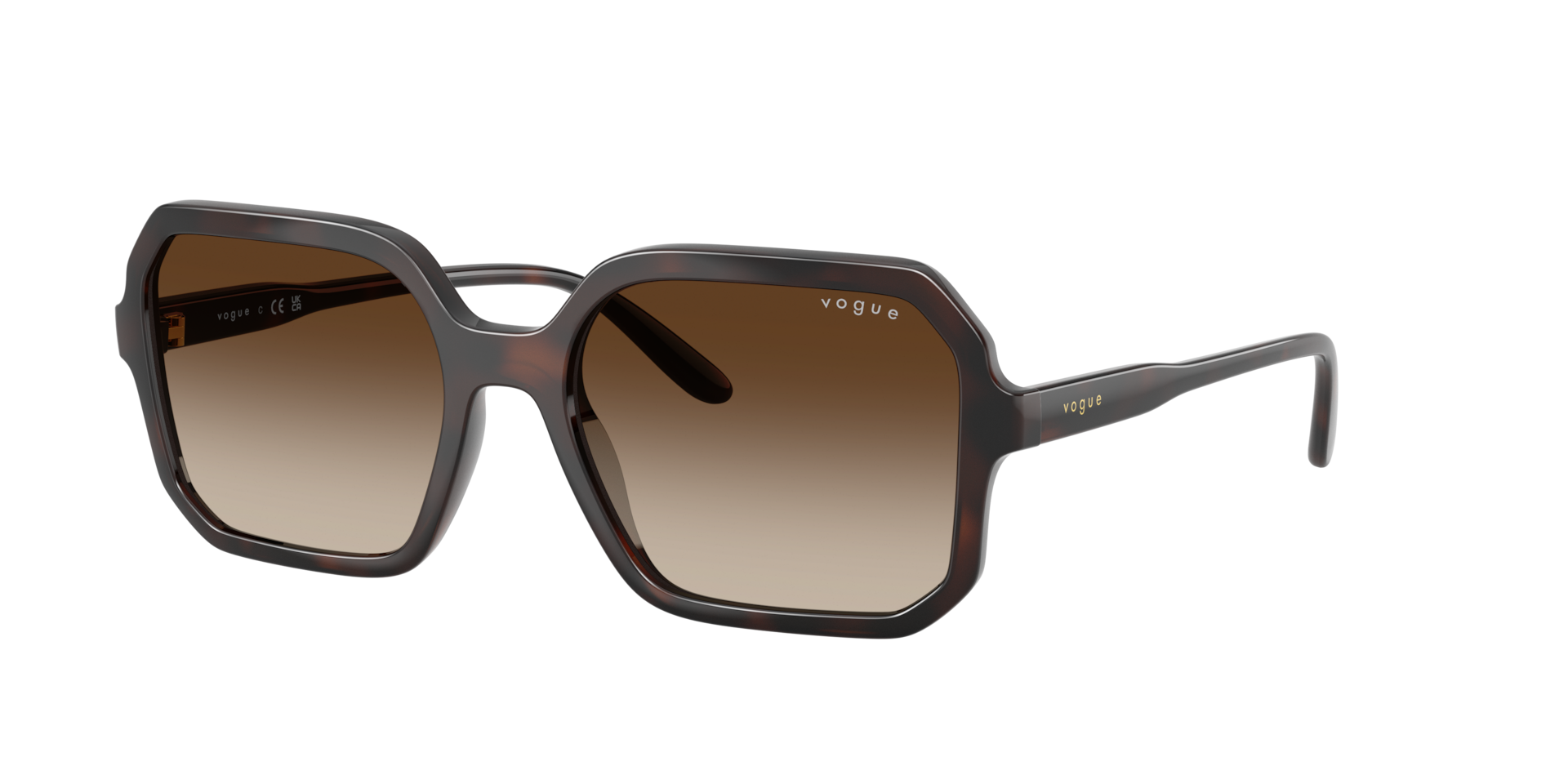 Vogue , Sunglasses, Female, Brown, 55 Mm, Vo 5696S Sunglasses - Image 3