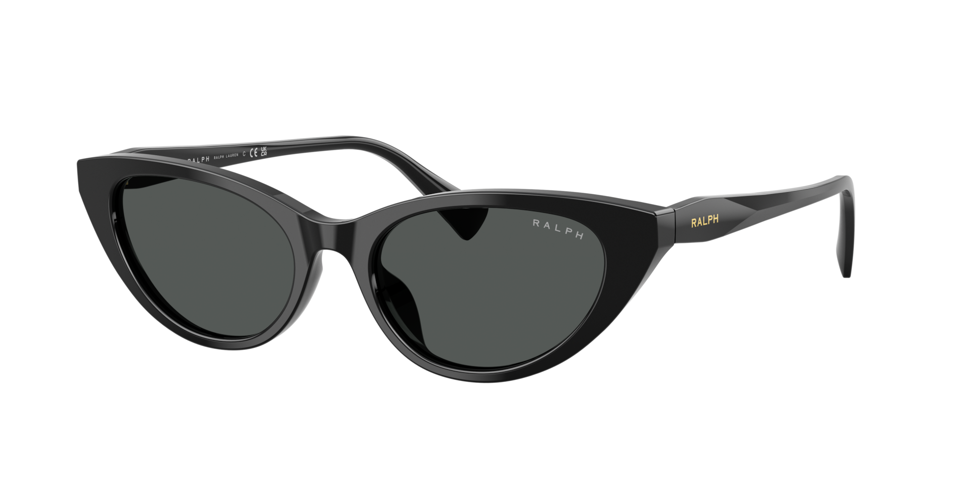 Ralph Damen Grau Frau Sunglass Ra5352u - Rahmenfarbe: Schwarz Glänzend, Linsenfarbe:
