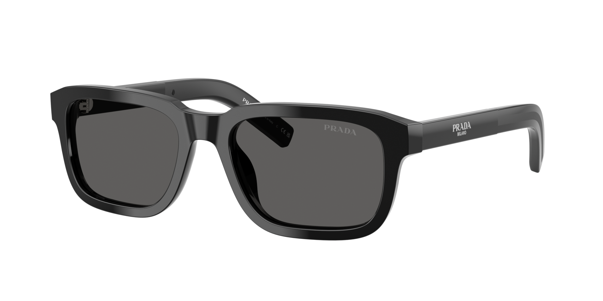 Prada Man Sunglass PR D16S -  Frame color: Black, Lens color: Dark Grey