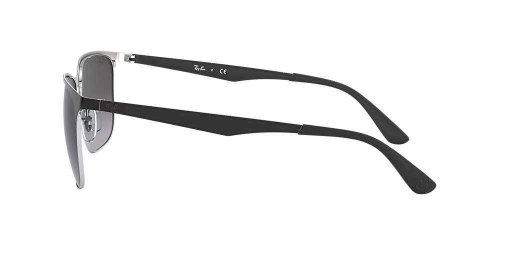 Ray-Ban RB3569 XL (59 - 17) with Grey lenses and Black frame