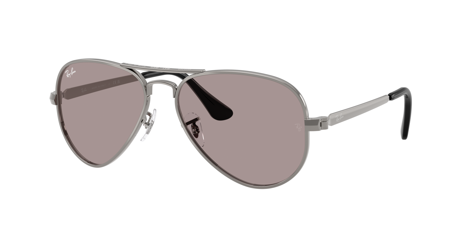 Ray-Ban Aviator Max Summer Capsule XL (58 - 16) com Lentes Violeta