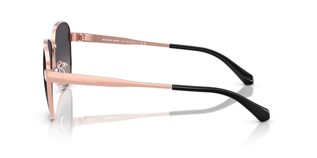 Michael Kors Biarritz XXL (61 - 14) with Grey lenses and Pink