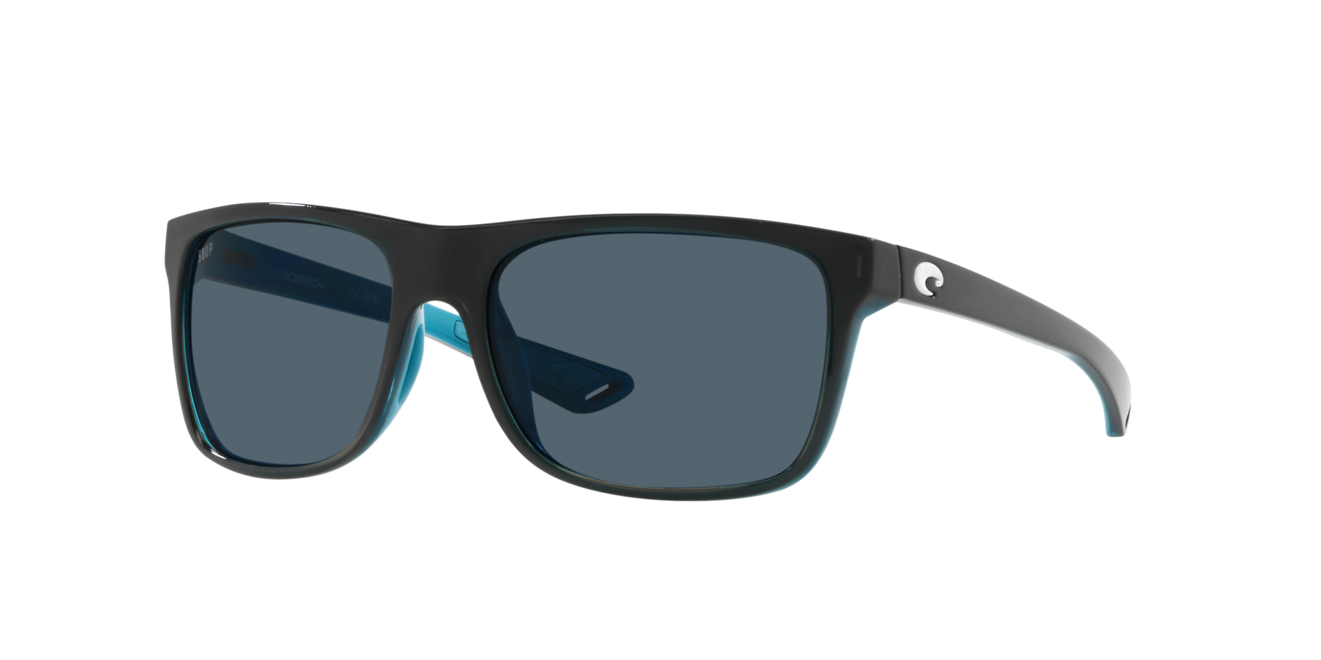 Costa Femme Sunglass 6S9069 Ocearch Remora - Couleur du Monture Aigue-marine Ocearch Couleur de Lentille Gris 80 €