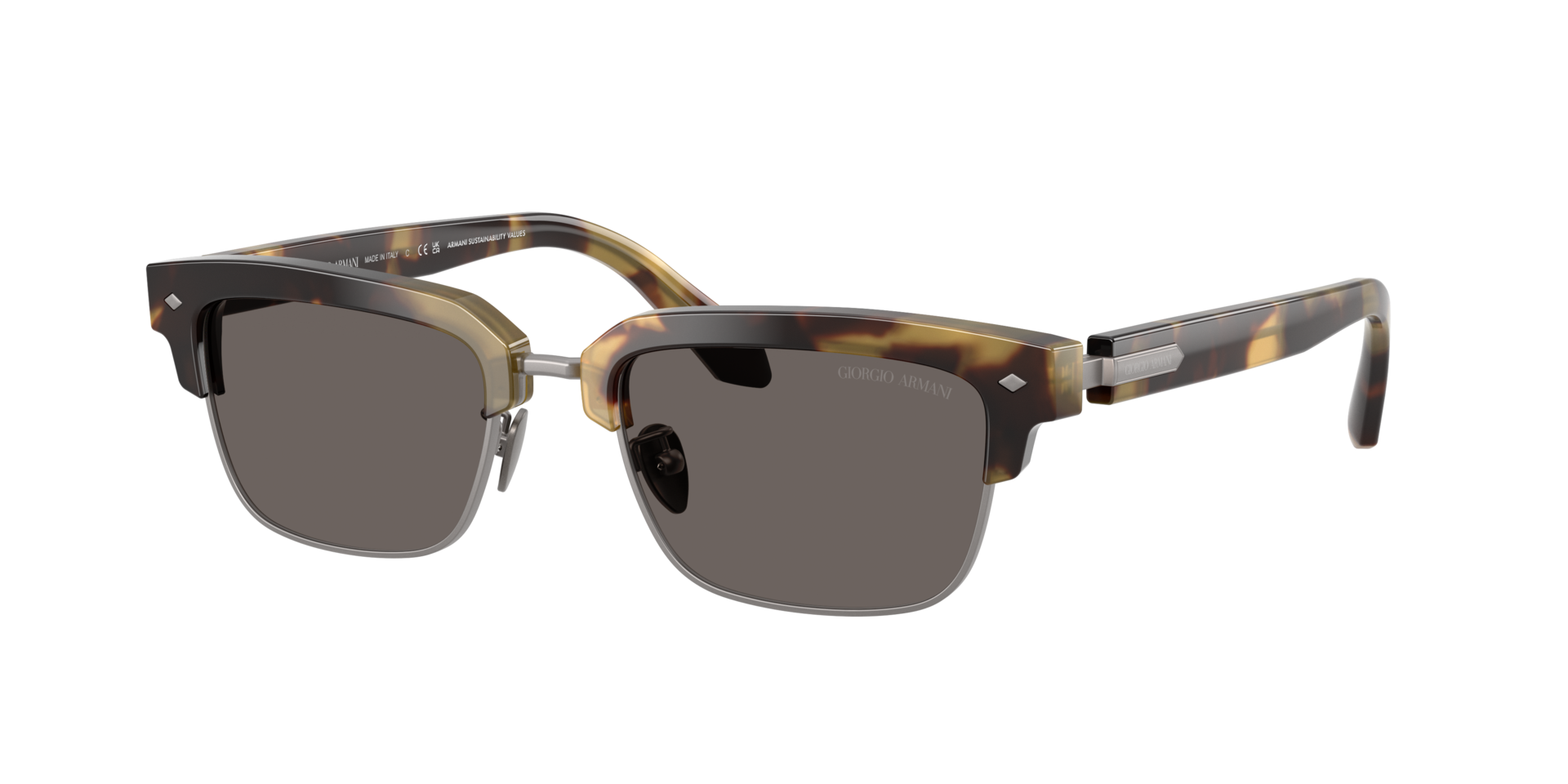 Giorgio Armani 0Ar8243 - Unisex - Sunglasses - Brown - 52 Mm - Accessories - Image 3