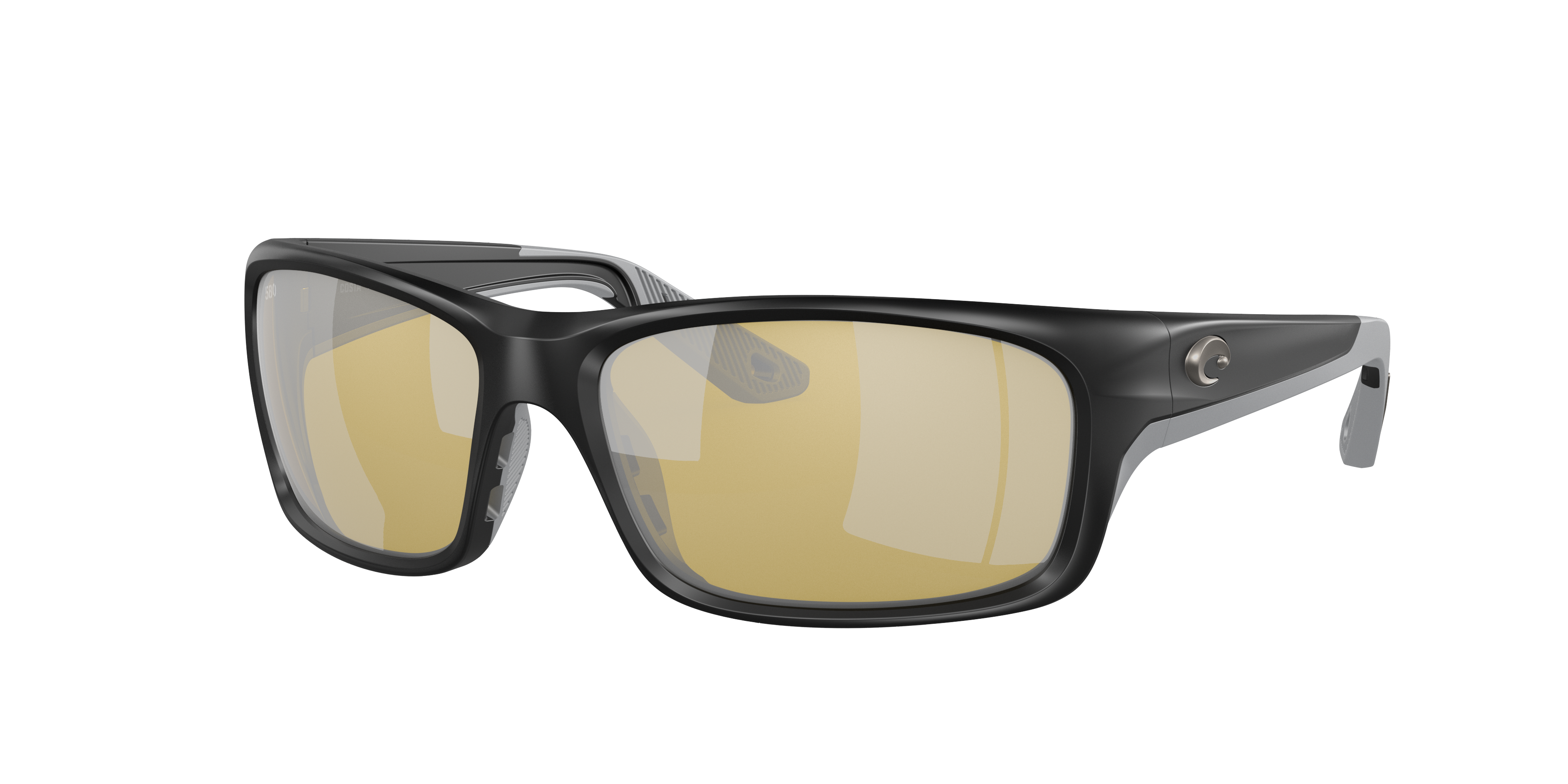 Costa Man Sunglass Jose PRO -  Frame color: Matte Black, Lens color: Sunrise Silver Mirror