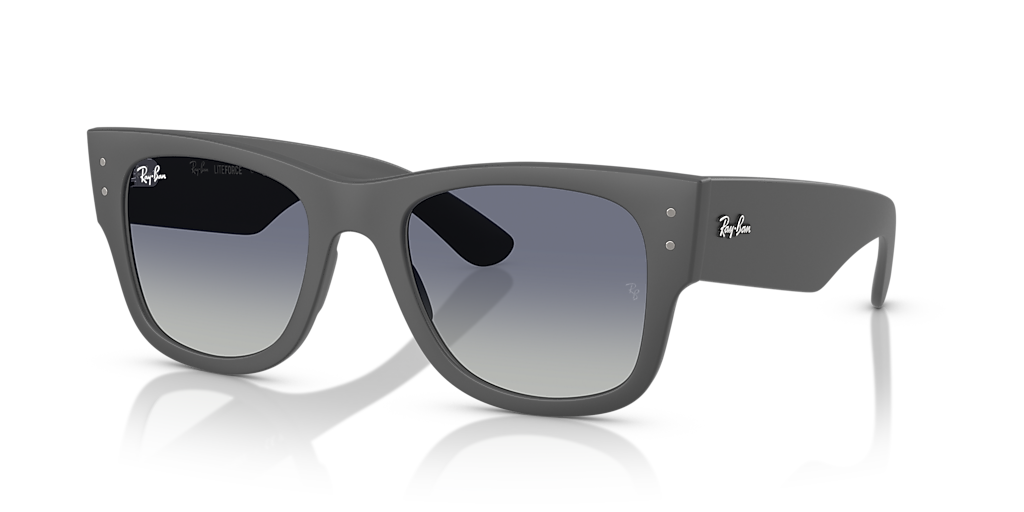 【美品レア】MEGA WAYFARER 調光レンズ／フォトグレイ Ray-Ban Mega Wayfarer Liteforce L (52 - 21) with Grey lenses and